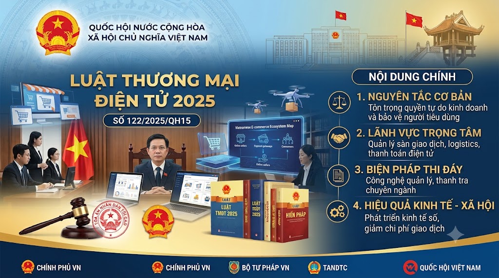 Luật Thương mại điện tử 2025, số 122/2025/QH15